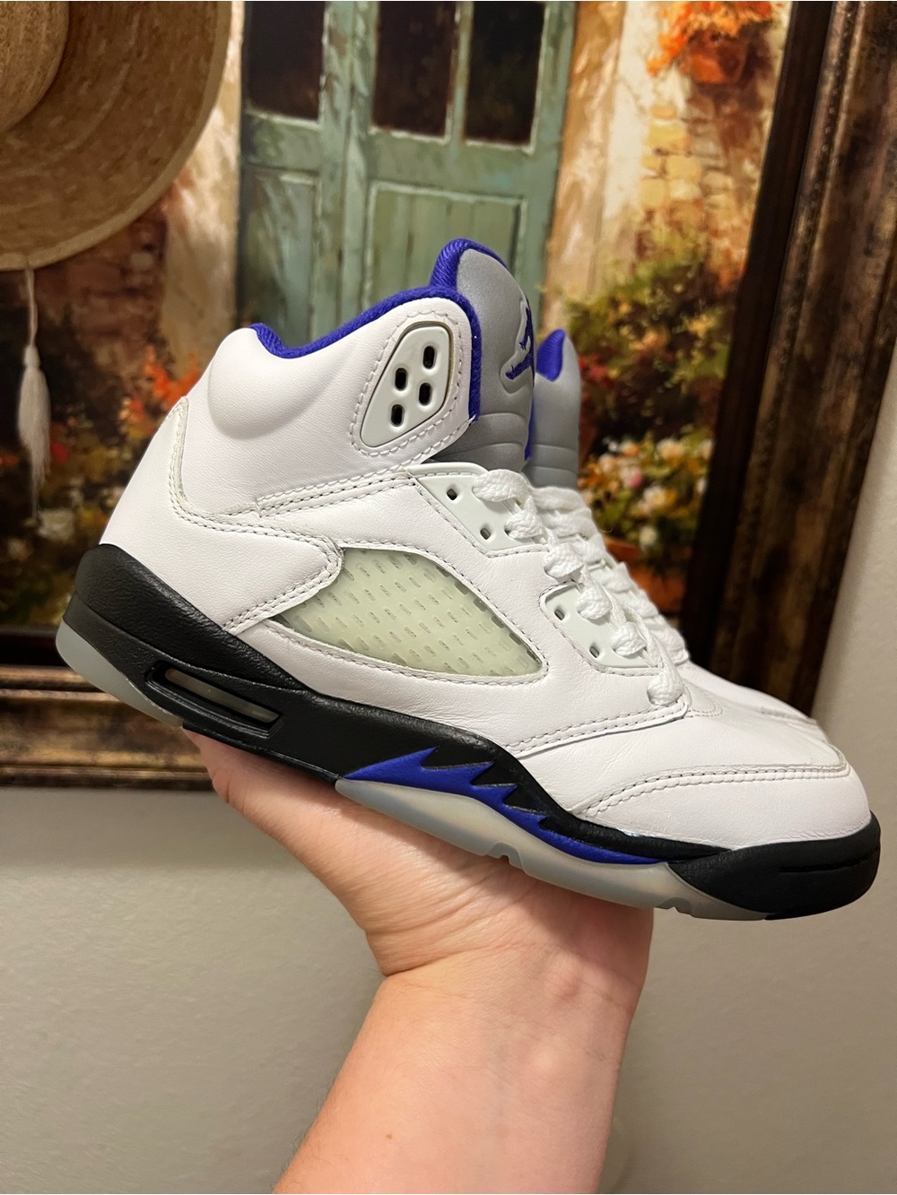 Jordan 5 Retro Dark Concord (GS) sneakers
